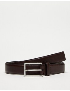 French Connection - Cintura in pelle marrone-Brown