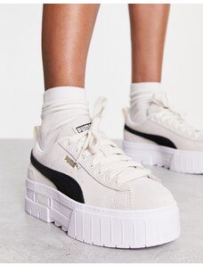 Puma - Mayze - Sneakers con plateau bianco sporco