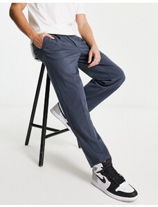 Jack & Jones Intelligence - Bill - Pantaloni eleganti ampi grigio blu