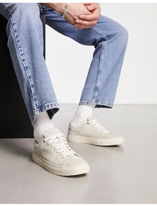 Gianni Feraud - Sneakers in camoscio color crema-Bianco