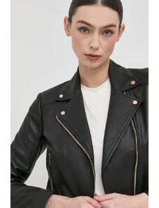 Pinko giacca da motociclista donna colore nero