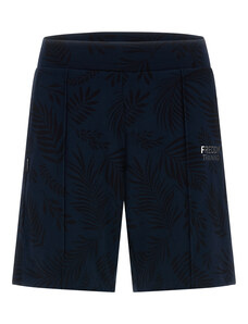 Freddy Pantaloncini in jersey stampa foliage tropicale all over