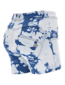 Freddy Jeans shorts push up WR.UP in denim ecologico tie dye