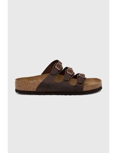 Birkenstock ciabatte slide in camoscio FLORIDA donna 53901