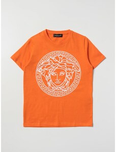 Young Versace T-shirt Versace Young in cotone con Medusa stampata