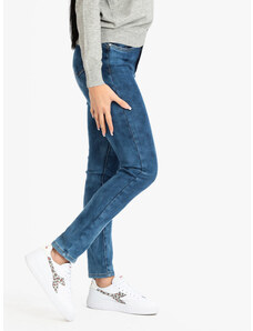 New Collection Jeans Elasticizzato Da Donna Effetto Slavato Slim Fit Taglia L