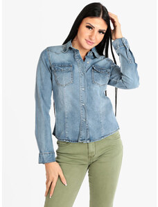 Solada Camicia In Jeans Da Donna Taglia S