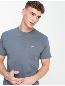 Vans - T-shirt con logo a sinistra sul petto blu