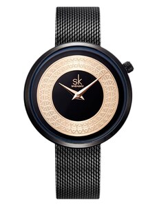 Orologio donna SK Shengke Minimalistic Black