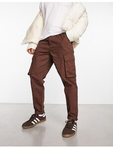 New Look - Pantaloni cargo marroni-Brown
