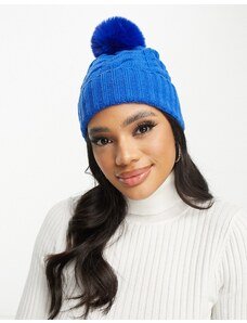 Threadbare - Ski - Cappello blu con pompon