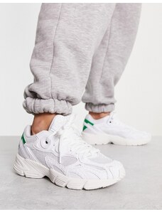 adidas Originals - Astir - Sneakers bianche e verdi-Bianco