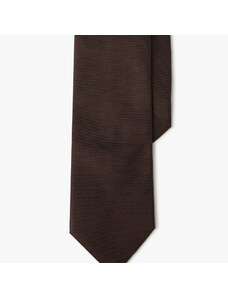 Brooks Brothers Cravatta tinta unita in seta - male Cravatte e Pochette da taschino Marrone REG