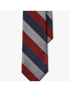 Brooks Brothers Cravatta regimental in seta - male Cravatte e Pochette da taschino Fantasia rosso e navy REG