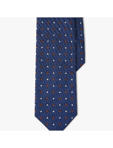 Brooks Brothers Cravatta a fiori in seta - male Cravatte e Pochette da taschino Fantasia blu REG