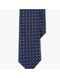 Brooks Brothers Cravatta paisley a righe in seta - male Cravatte e Pochette da taschino Fantasia giallo e navy REG