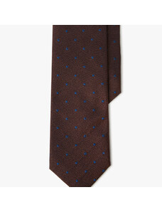 Brooks Brothers Cravatta a pois in seta - male Cravatte e Pochette da taschino Fantasia marrone REG