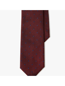 Brooks Brothers Cravatta a pois in seta - male Cravatte e Pochette da taschino Fantasia bordeaux REG