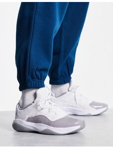 Jordan - AJ11 CMFT - Sneakers basse bianche e grigie-Bianco