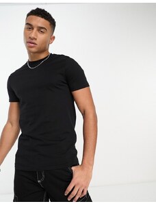Jack & Jones - T-shirt oversize nera-Black
