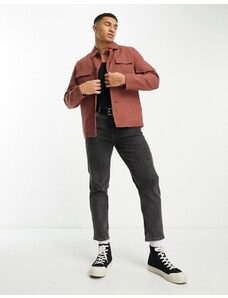 Harry Brown - Camicia giacca color ruggine in coordinato