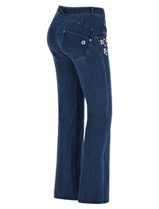 Freddy Jeans push up WR.UP flare con strass applicati a mano