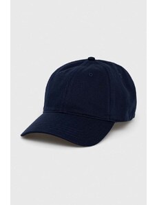 Lacoste berretto da baseball in cotone colore blu navy