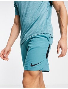 Nike Training - Pro Flex Rep - Pantaloncini blu foglia di tè-Verde