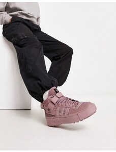 adidas Originals - Forum Bonega Mid - Sneakers alte viola polvere-Bianco