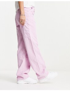 Cotton On - Jeans cargo rosa in velluto a coste-Blu