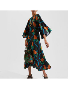 La DoubleJ Dresses gend - Sorella Dress Melograno Nero XS 100% Silk