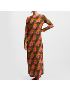 La DoubleJ Dresses gend - Long Sleeve Swing Dress Orange Gerber S 96%VISCOSE 4%ELASTANE
