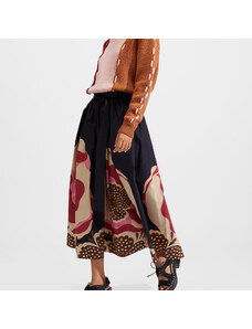 La DoubleJ Skirts gend - Sardegna Skirt (Placée) Poppies Fuxia Placée XS 100% COTTON