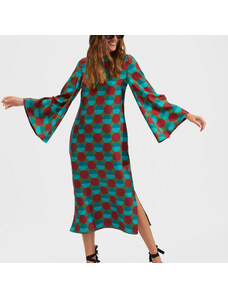 La DoubleJ Dresses gend - Flicker Dress Sfere Grandi Verde XS 100%SILK