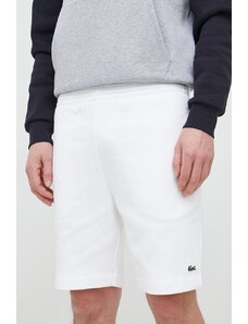 Lacoste pantaloncini uomo colore bianco