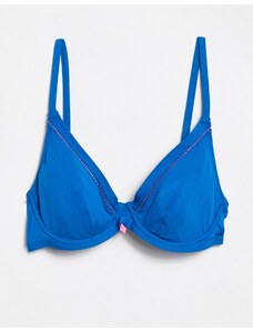 Cherry Beach - Echo - Top bikini con ferretto blu-Blu navy