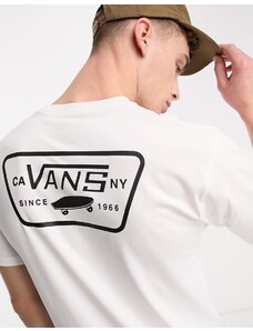 Vans - Full Patch - T-shirt bianca con stampa sul retro-Bianco