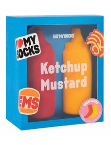 Eat My Socks calzini Ketchup & Mustard pacco da 2