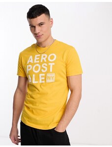Aeropostale - T-shirt gialla-Giallo