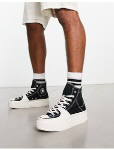 Converse - Chuck Taylor All Star Construct Hi - Sneakers alte nere-Black