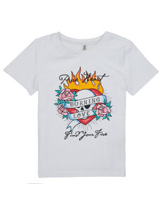 Only T-shirt KOGALICE-REG-S/S-BURNING-TOP-BOX-JRS
