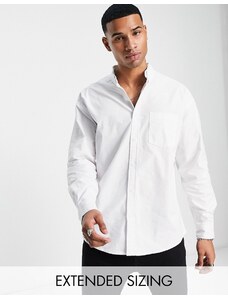 ASOS DESIGN - Camicia Oxford oversize anni '90 bianca-Bianco