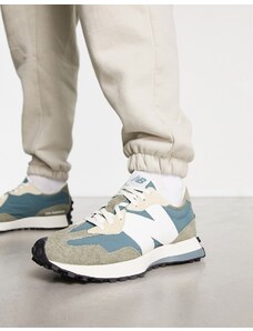 New Balance - 327 - Sneakers azzurre e grigie-Grigio