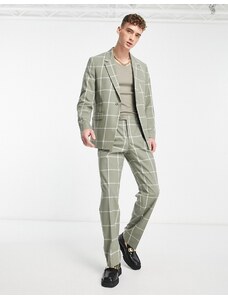 Viggo - Ascensio - Pantaloni da abito verdi a quadri-Verde