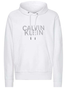 Calvin Klein felpa cappuccio bianca K10K110075