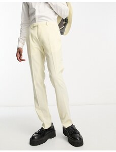 Twisted Tailor - Buscot - Pantaloni da abito bianco sporco