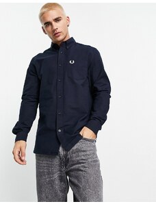 Fred Perry - Camicia Oxford blu navy