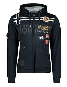 Geographical Norway GYMCLASS Men - Felpa Lunghe con Cappuccio Uomo -  Incappucciati Shirt Resistenza Uomo - Grandi Maniche Caldo Pullover Uomini  Casual (Senape XL) 