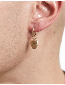 Icon Brand - Set di orecchini color oro con stemma