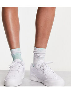 Truffle Collection - Sneakers chunky bianche con pianta larga-Bianco